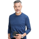 Middle-aged and elderly long-sleeved T-shirts for dads spring and autumn bottoming shirts