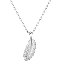 Lukfook Jewelry Feather Platinum Pendant Pt950 Platinum Necklace Pendant Female Couple Price L04TBPP0002