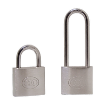 Three-ring padlock 304 stainless steel anti-rust waterproof rain-proof anti-theft long beam lock home outdoor lock opener