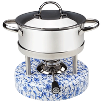 Swiss Kisag Waschner oven blue and white Chinese style hot pot household one person one pot club commercial reception small hot pot