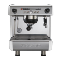 CASADIO UNDICI A1 single-head electronically controlled imported coffee machine for commercial milk foaming - wood grain