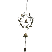 Garden courtyard villa wind chime hanging bell retro pendant creative simple modern pastoral outdoor balcony decoration