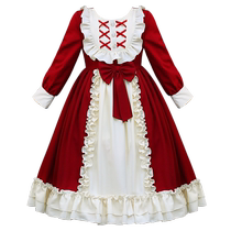 Girls Dresses Childrens Clothes Female Elsa Princess Dress Autumn New Medium and Large Childrens Lolita Lolita Style Dress
