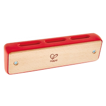 Hape childrens blues harmonica portable boys and girls infant harmonica baby wooden educational toy 3 years old