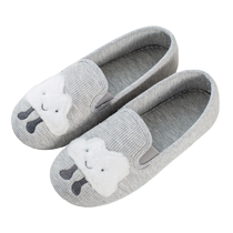 Postpartum shoes summer thin postpartum bags spring and autumn pure cotton soft soles for pregnant women July 8 non-slip cute maternity slippers