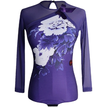 Danbaolo waltz tops womens dance clothes new fashion womens ballroom dance practice clothes modern dance stretch tops