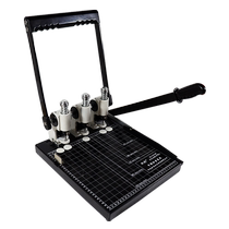 Special punching machine for cadre and personnel files three-hole qd-a jy-a jy-c with paper knife and paper cutting dual-use all-in-one machine manual storage box hole punch binding supplies