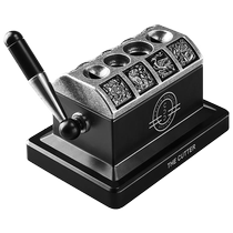 CIGARLOONG cigar cutter cigar scissors desktop bronze Baji beast 4-hole V-shaped cigar pliers limited to 999 pieces