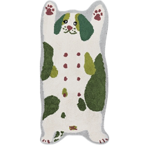 (Qingshan Misu) original design lazy cat abstract childrens carpet bedroom bedside mat living room Nordic cat feeling