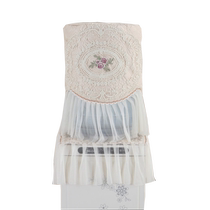 Simple water dispenser cover two-piece set European-style household water dispenser cover dust cover lace fabric water dispenser bucket cover