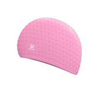 pulassi swimming cap for women 2024 new adult waterproof non-stretching long hair available water drop silicone swimming cap