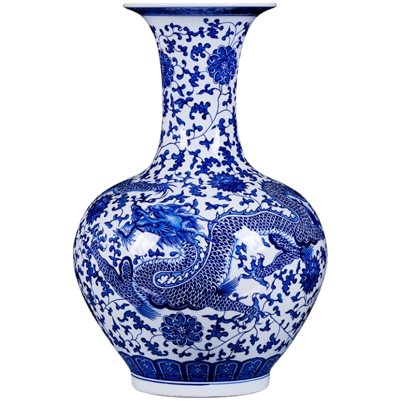 中国 青釉 青瓷 花瓶 瓶 青磁 花器 瓷器 花 blue and white porcelain bottle Latest Authentic Product Praise