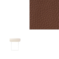 MUJI Sofa body head cushion leather cover for 2 seats