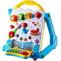 Aobei Electronics Multifunctional Learning Table Walker Writing Board Learning Walking Baby 1-2-3 Years Old Hand Push Toy