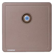 Siemens switch socket Zhidian wide-band TV socket type 86 tv cable closed-circuit TV terminal panel