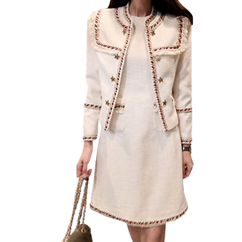 Red new year plus cotton thickened wedding woolen coat