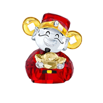 (Chinese Valentines Day gift) Swarovski Asian Symbols God of Wealth Ornament New Chinese Style Chinese Style Decoration