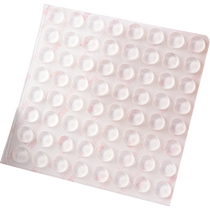 Buy two get one free anti-collision stickers furniture cabinet door handle silencer pad wall cabinet door toilet seat anti-collision self-adhesive rubber particles