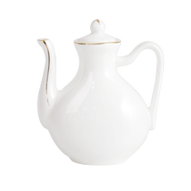 Phnom Penh bone china sauce vinegar pot seasoning bottle soy sauce bottle chili oil pot kitchen seasoning bottle jar seasoning pot small seasoning pot