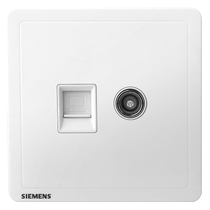 Siemens Zhidian TV plus computer panel network cable Category 6 network port network socket wired network two-in-one tv