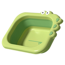 2 pack of 3 newborn baby products foldable washbasin for washing buttocks cartoon PP baby small basin