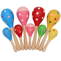 Baby sand hammer infant early education childrens rattle grasp follow-up and listen training toy music percussion instrument maracas