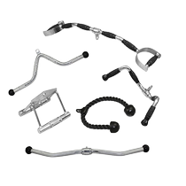 Gantry frame fitness equipment special accessories V-shaped rowing bird handle power handle rope electroplated solid handle