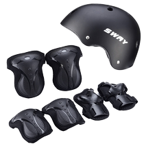 Sway knee roller skating protective gear skateboard set riding childrens knee pads adult balance car anti-fall bicycle helmet