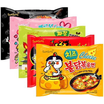 Samyang turkey noodles imported from south korea super spicy double cream cheese flavored instant noodles fried sauce noodles