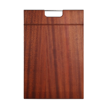 Double gun ebony solid wood cutting board thickened whole wood chopping board panel vegetable pier square chopping board home