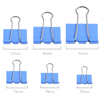 Complete collection of zhengcai office binder clips and swallowtails