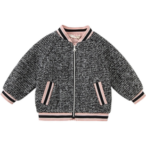 (Special section 2 pieces 139 yuan) David Bella girls jacket girls baseball uniform children clothes spring clothing