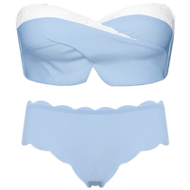 Thin summer underwear strapless thin cup non-slip push-up small chest no steel ring girls bra tube top bra wrap