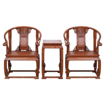 Red Wood Furniture Flowers Pear Wood Imperial Palace Chair Three Sets Solid Wood Taiwisho Chair Living Room Tingle Purple Sandalwood Chair Backrest Chair