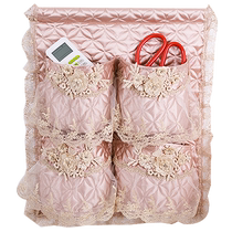 Storage bag hanging bag wall hanging fabric hanging door rear pocket mobile phone bag socks wardrobe dormitory storage bag