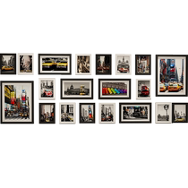 Living room photo wall decoration wall photo frame photo wall sticker wall hanging combination creative sofa background wall without punching