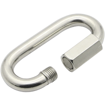 Xinran 304 stainless steel quick connect ring connecting ring track buckle rock climbing carabiner chain buckle link buckle