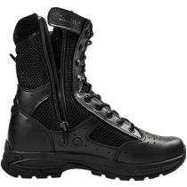 Junrock Feiyu 8 4 breathable ultra-light combat boots high-top mens zipper tactical shoes black wear-resistant training boots
