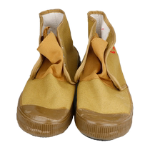 5kv 10kv electrician insulated shoes labor insurance canvas breathable high top men and women electric high voltage yellow rubber shoes liberation shoes