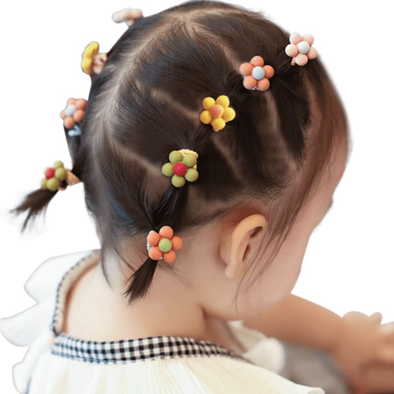 儿童皮筋不伤发弹性好宝宝头绳高质量扎头发发绳公主可爱头饰头花