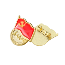 Party member badge party emblem strong magnetic high-end gift box 2021 standard party emblem brooch pin magnetic party emblem pendant party