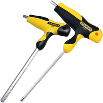 Stanley inner hexagonal wrench single T-shaped handle hexagonal screwdriver S2 hexagonal tool 3 4 5 6 8MM