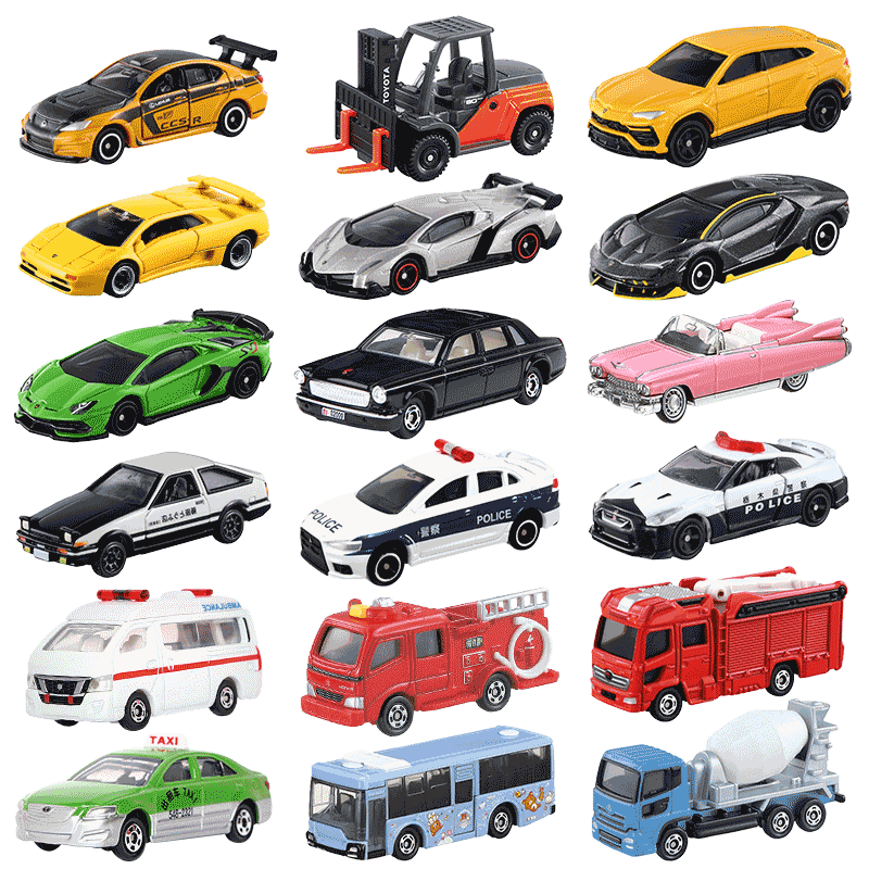 日本TOMY多美卡合金车模型高仿真小汽车玩具收藏款TOMICA巴士出租车