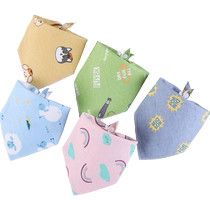 Newborn baby triangle towel pure cotton saliva towel absorbent children baby 0-6 months spring and summer washable bib bib