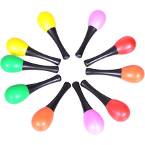 Baby small sand hammer red ball hand rattle newborn baby hand grasping and listening visual training red toy small rattle