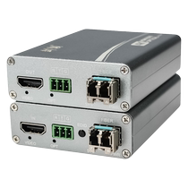 Seal Tilt HDMI Audio-video Optical Transmitter 4K2K high-definition non-compression transceiver bidirectional RS232 turn fiber 10G 10000 trillion single mode 10 km multimode 300 m LC extender E