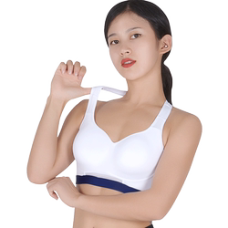 Li-Ning Sports Bra Vest-Style Women's Summer Outerwear Beautiful Back Underwear Shockproof and Shock-Absorbing Running Fitness Training Professional