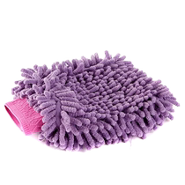 Tiger Knight fiber single-sided double-sided chenille gloves cleaning towel scouring pad rag wiping tablecloth