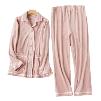 Pregnant women's pajamas in autumn and winter