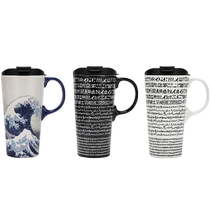 British Museum Egyptian Cultural and Creative Ceramic Water Cup Office Large Capacity Mark Cup Boy Birthday Gift for Women